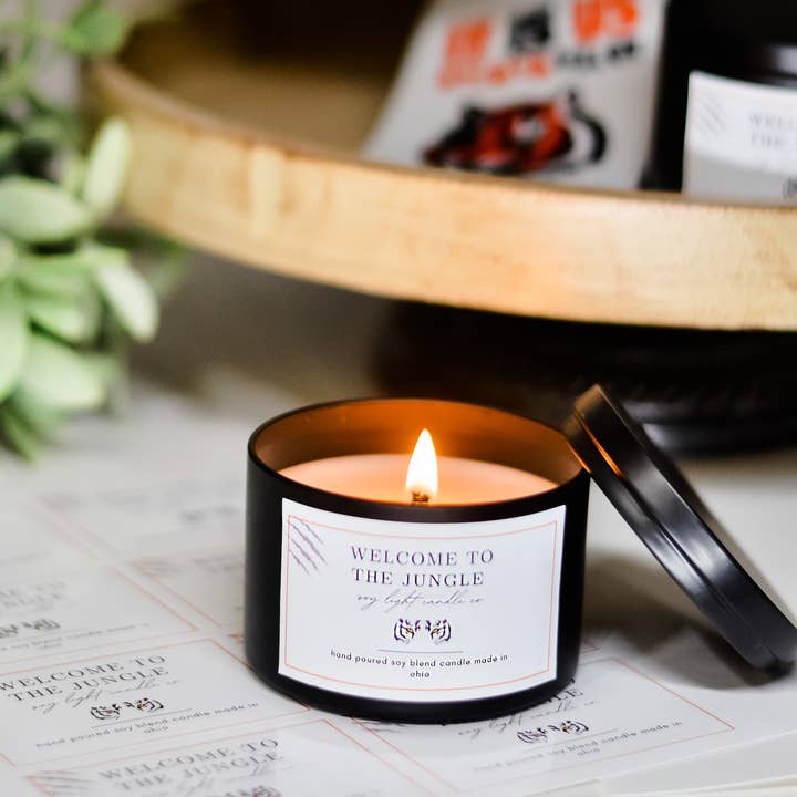 Welcome to the Jungle for wholesale by Soy Light Candle Co.