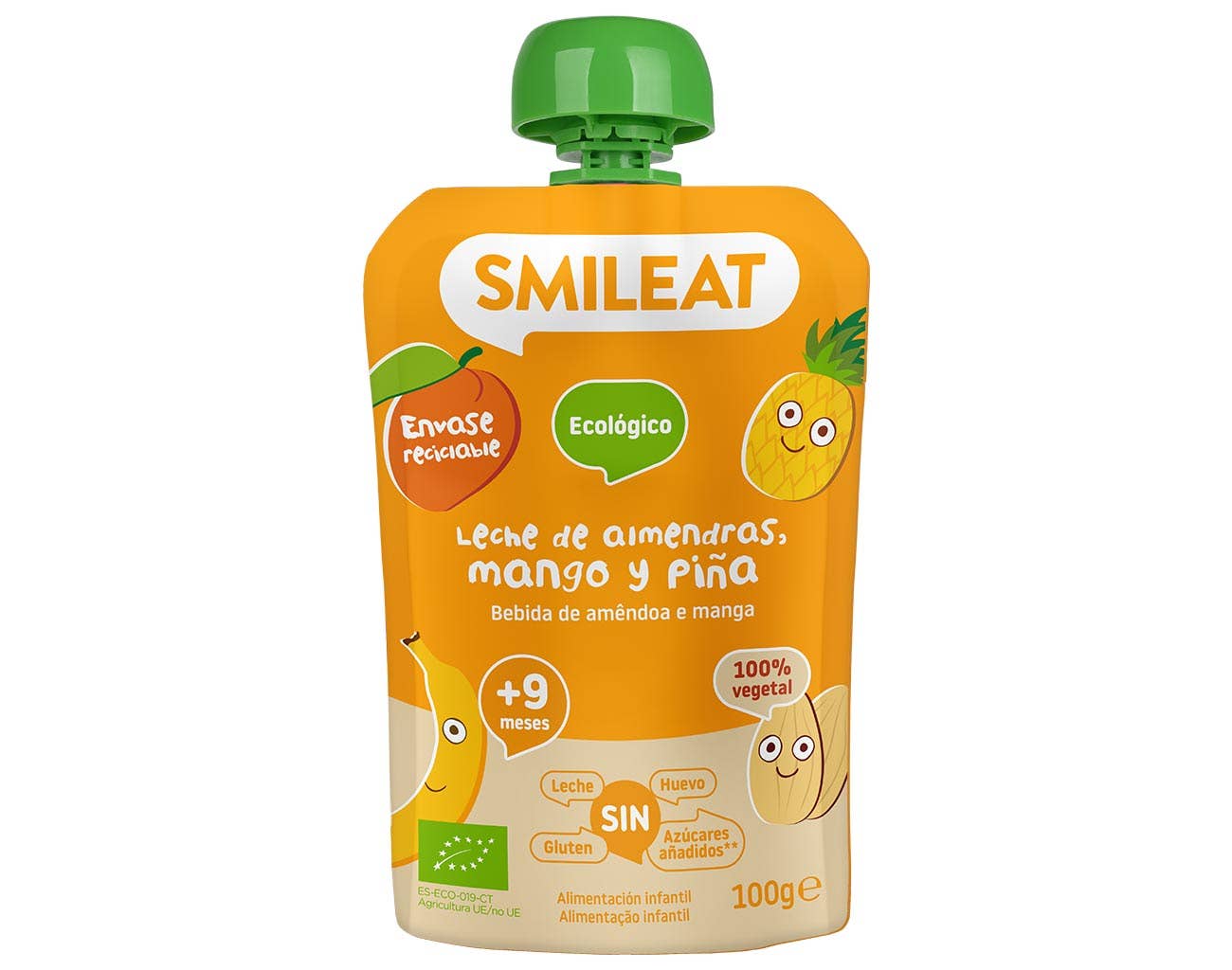 Smileat - Wholesale Fruit Juice - Almond, Mango and Pineapple Milk Pouch0