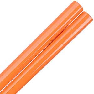 Wholesale Chopsticks - Wholesale Chopsticks - Orange Glossy Painted Japanese Style Chopsticks1