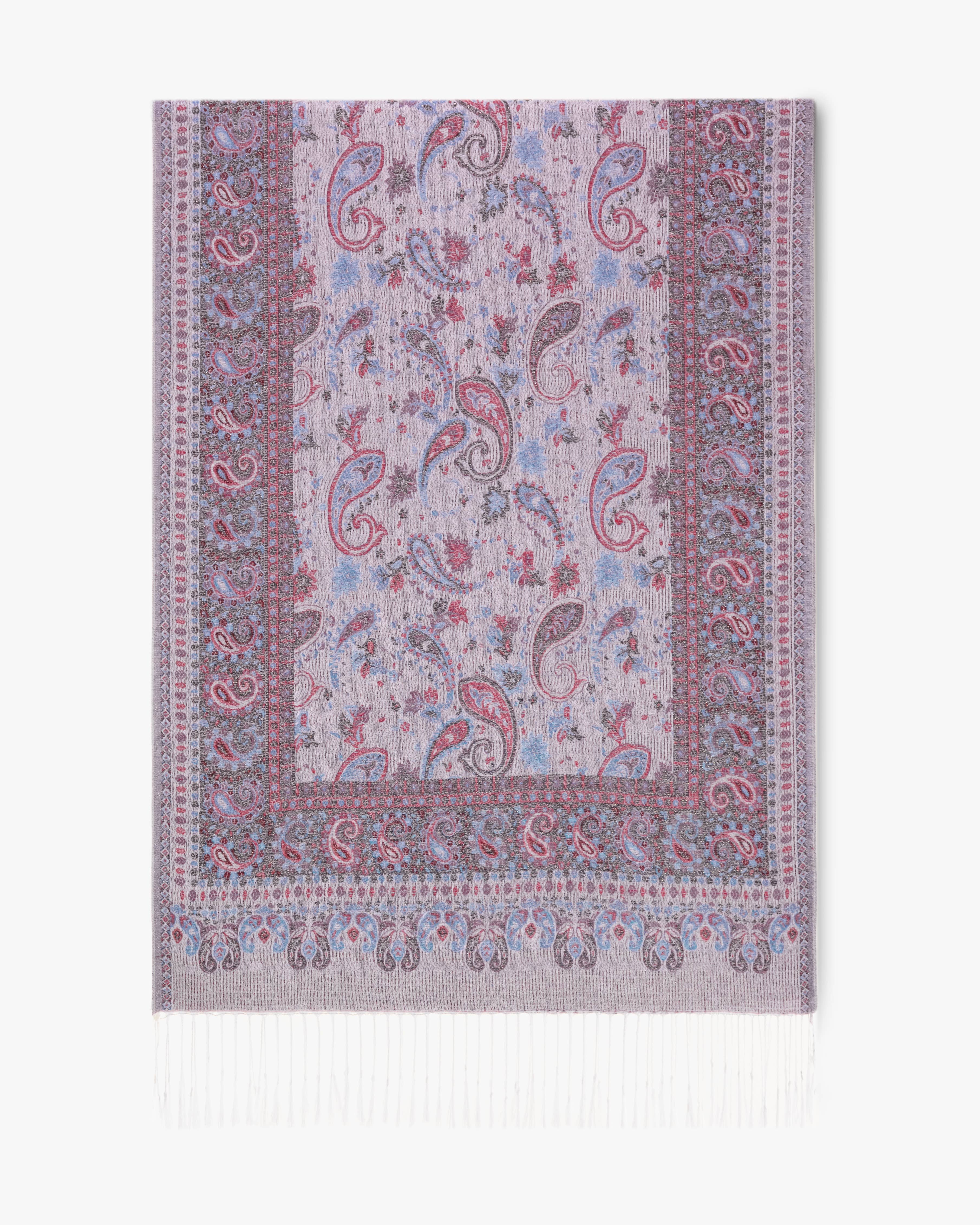 Original USA - Wholesale Scarf - Women's - Persian Paisley Shimmering Pashmina5