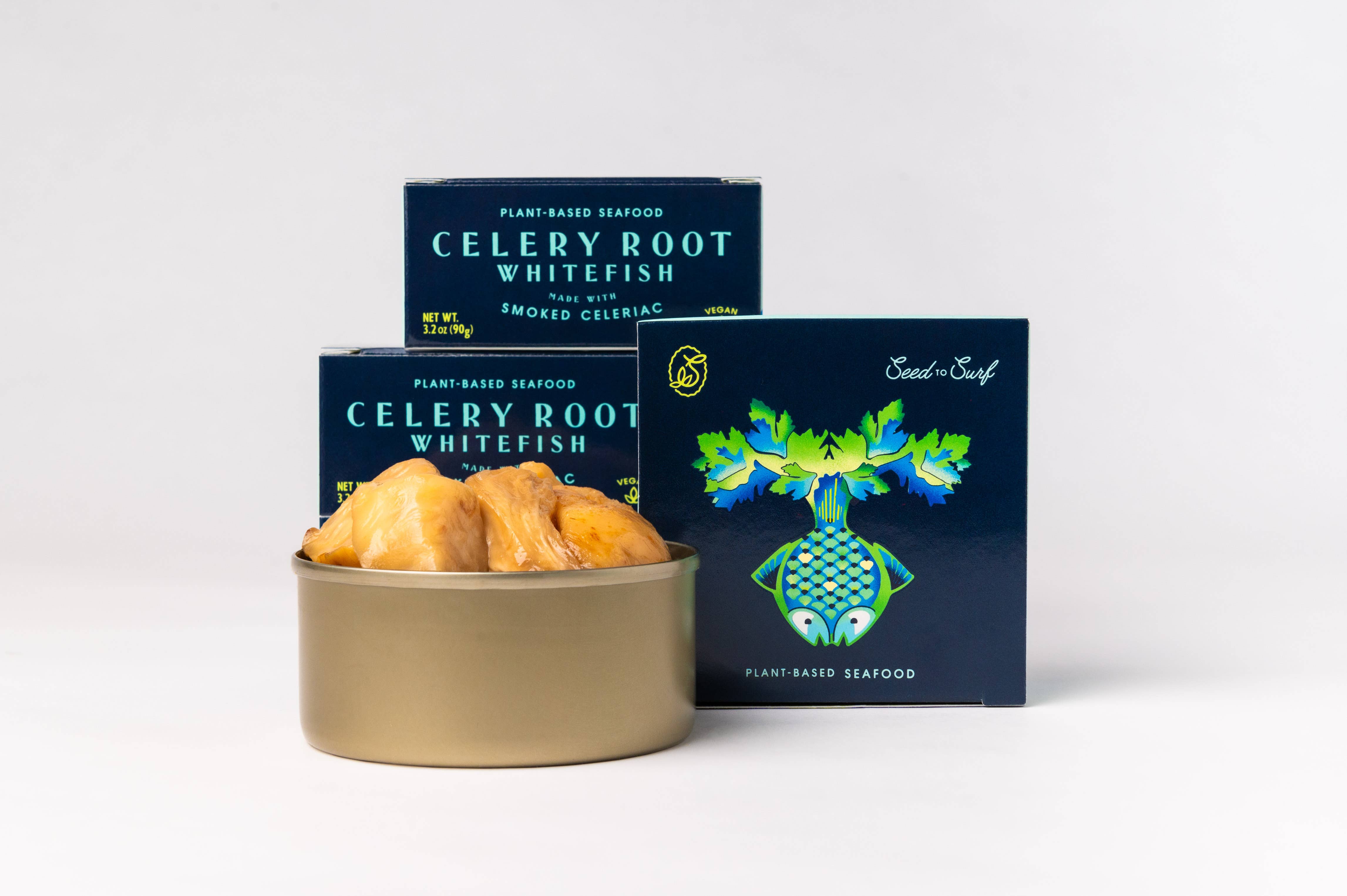Seed to Surf - Wholesale Shelf Stable Prepared Meal - Celery Root Smoked Whitefish (Vegan)3