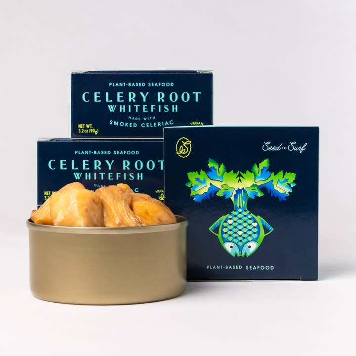 Seed to Surf - Wholesale Shelf Stable Prepared Meal - Celery Root Smoked Whitefish (Vegan)3