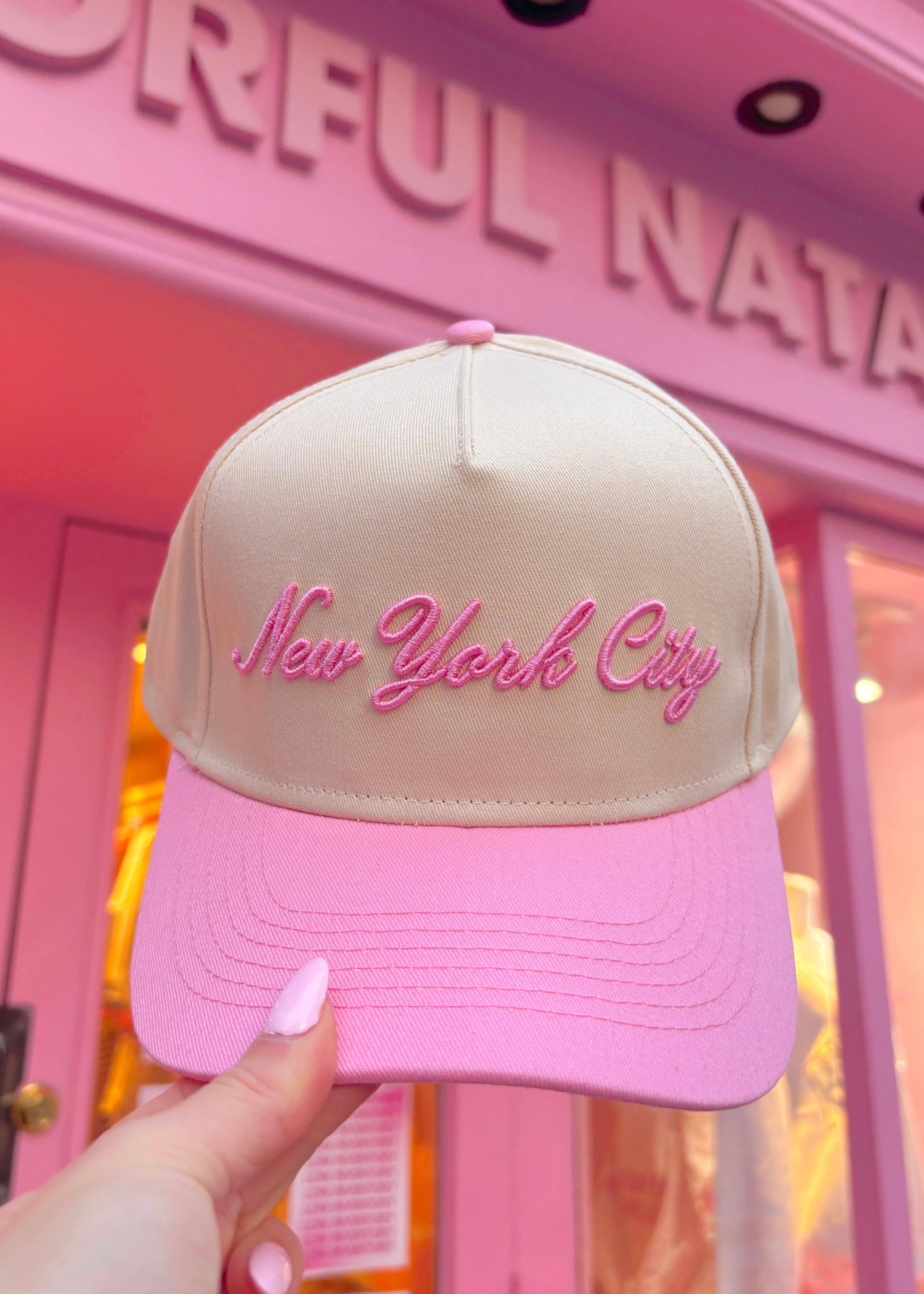 Colorful Natalie - Wholesale Trucker Hat - Women's - New York City Cursive Trucker Hat