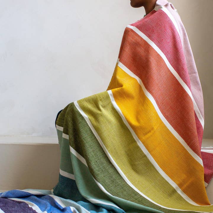 Kalam handgeweven handdoek van Ethiopisch katoen voor op het strand voor wholesale door Sabahar Europe