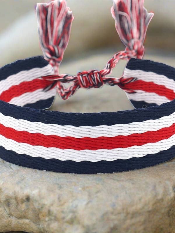 National Style Striped Handmade Bracelet for wholesale by RabenBeads