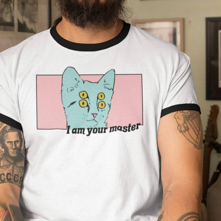 I'm Your Master Cat Unisex grafisk skjorte for engroshandel hos Espi Lane