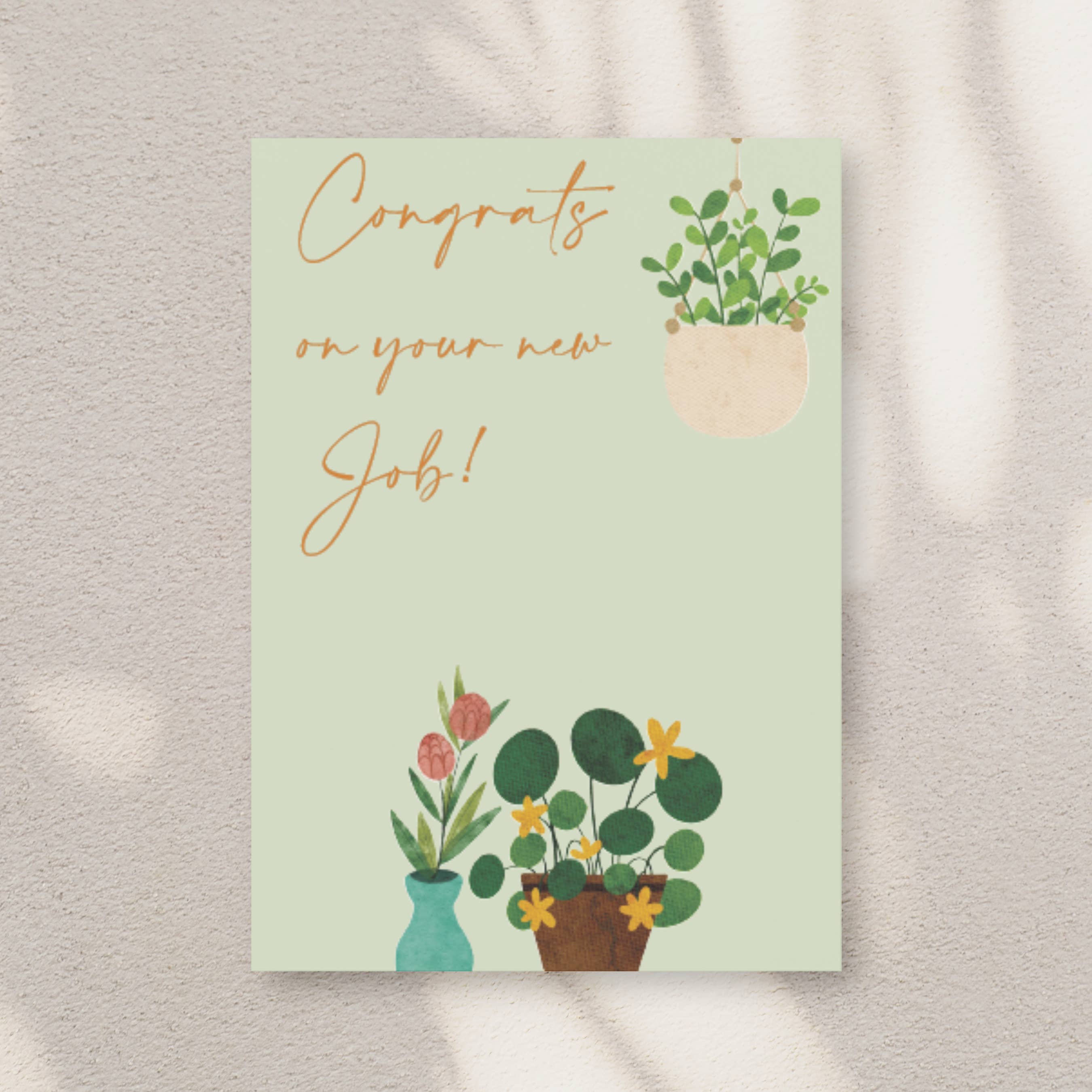 Kortspecialisten - Wholesale Congratulations Card - Congratulations on your new job - Card