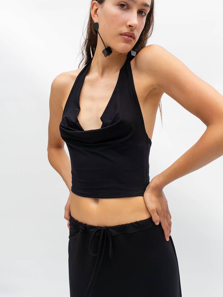 Black Zoey Top for wholesale on Faire0