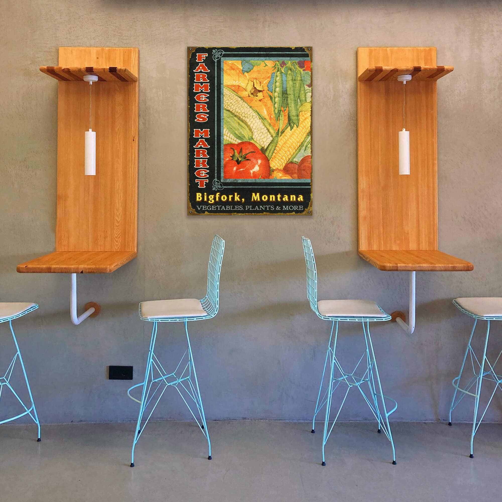 Old Wood Signs - Wholesale Sign - Bountiful Farmer's Market: Personalized6