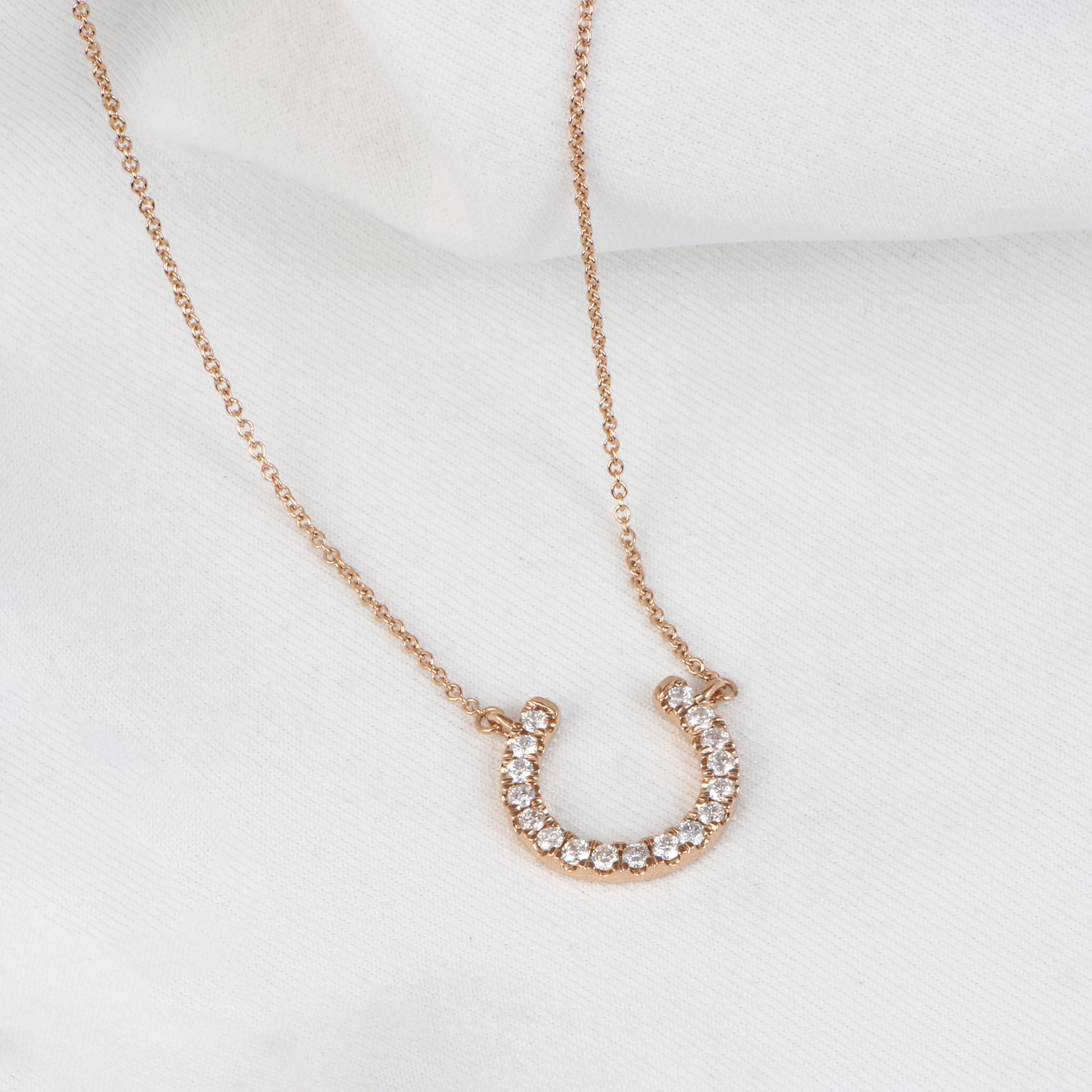 De Couer New York - Wholesale Pendant/Charm Necklace - 1/3ct TDW Diamond Pendant Necklace in 14K Gold for Women2