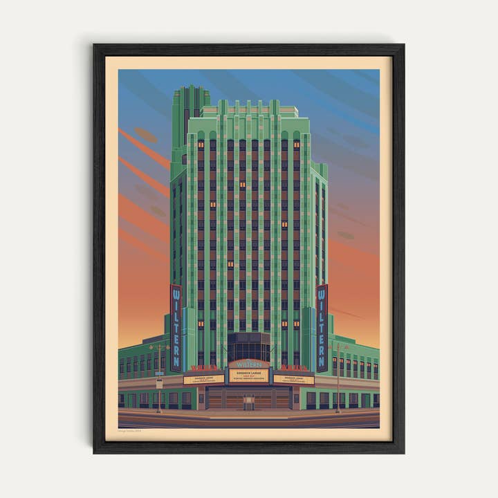 The Wiltern – Los Angeles Art Print for wholesale by George Townley Store