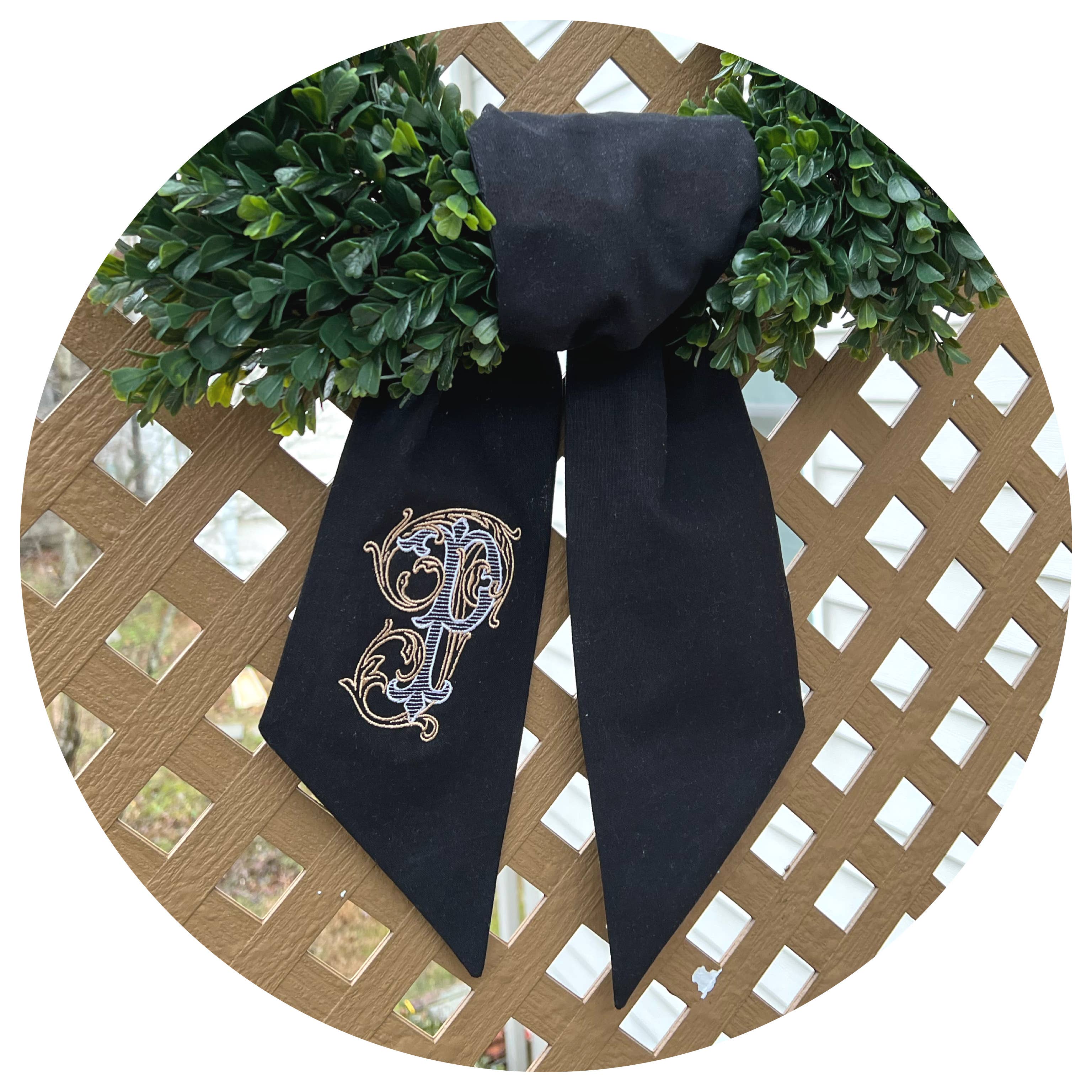 THE ROYALTY COLLECTION - Wholesale Wreath - Linen Blend Sashes33