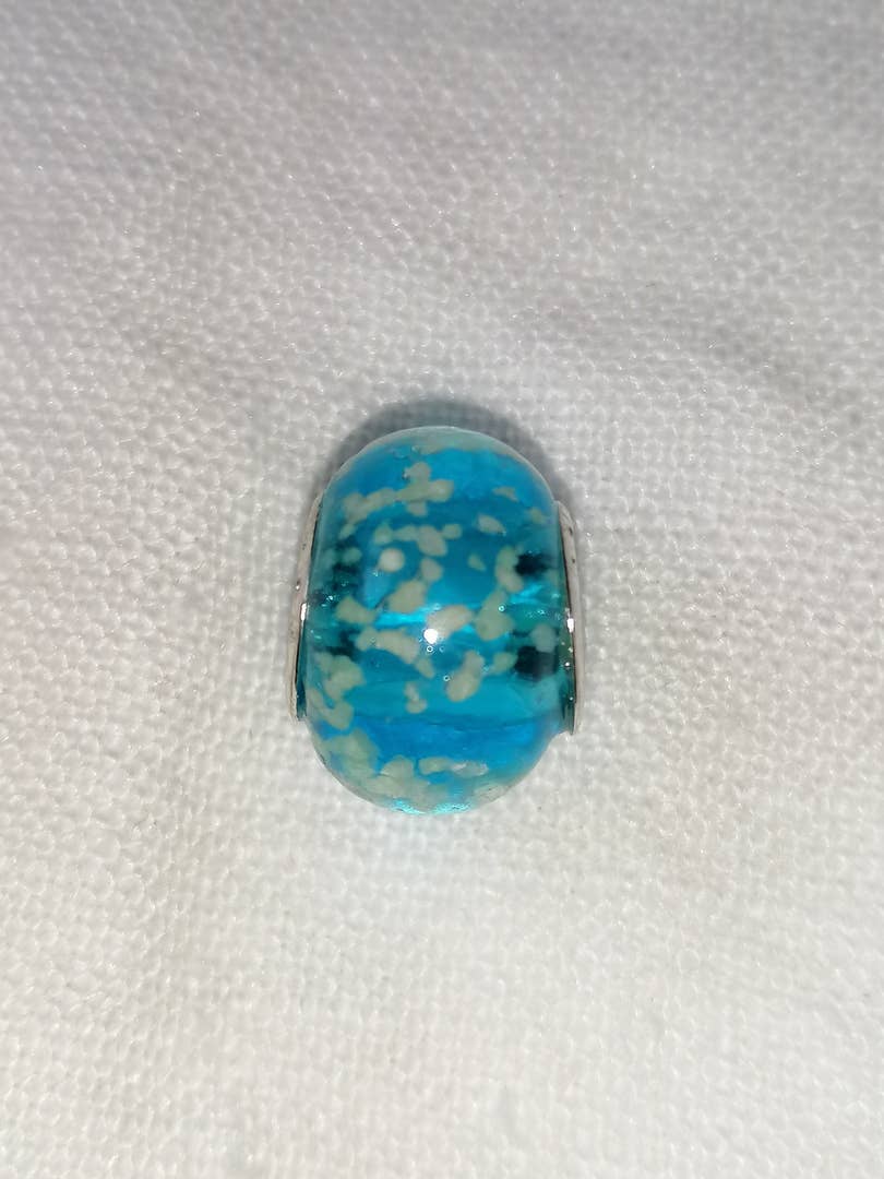 Blue Moon Bijoux - Wholesale Pendant/Charm Necklace - Murano blue pearl necklace1