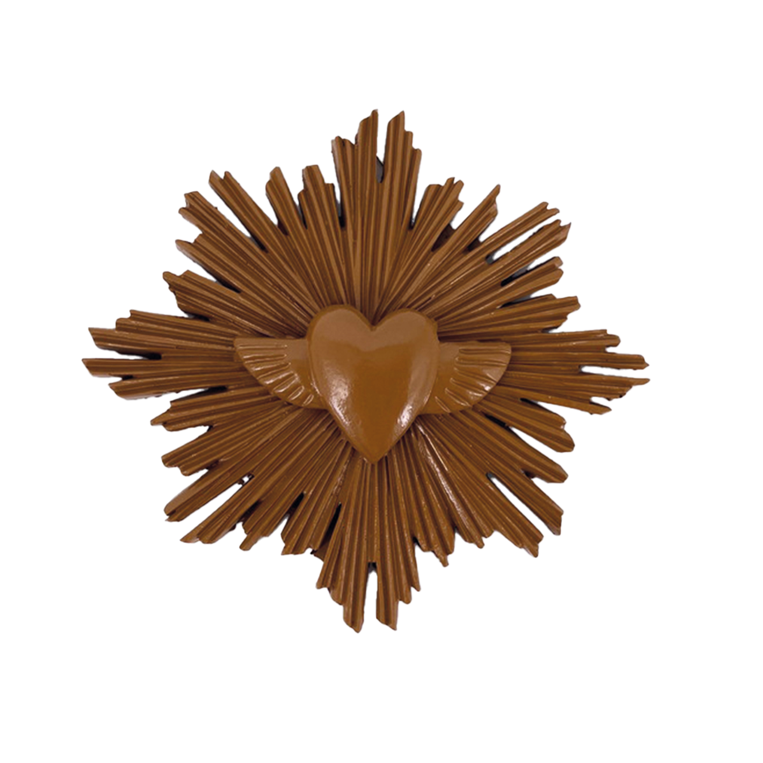 Opjet Paris - Wholesale Wall Accent - Brown wing ex-voto decoration L14.5 W2 H13.5cm0