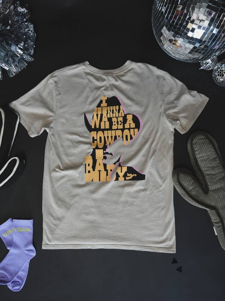 2 Fly Co - Wholesale Screen Printed T-Shirt - Women's - COWBOY BAE TEE
