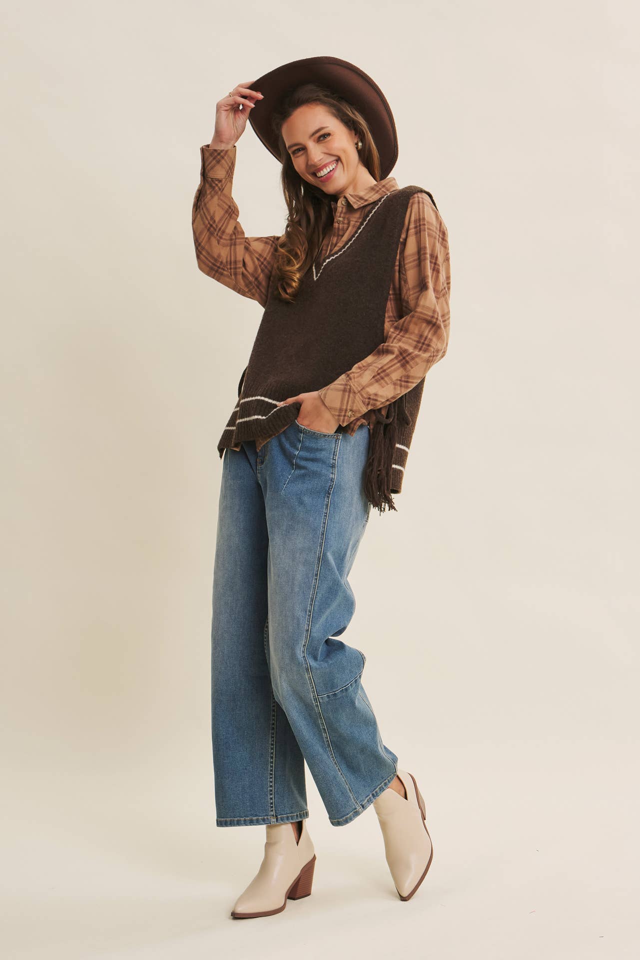 DENIM LAVÉ JEANS VINTAGE LAVÉS EXTENSIBLES ET SURDIMENSIONNÉS SANS EFFORT en vente sur Faire10