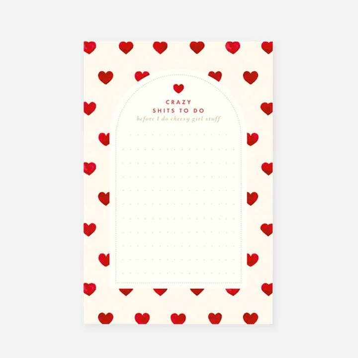 ALL THE WAYS TO SAY - USA - Wholesale Notepad - Notepad Heart