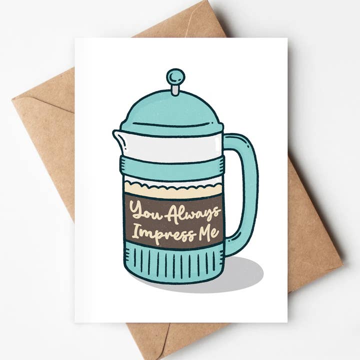 Tu m'impressionnes toujours Carte écologique Réussite Diplôme pour la vente par Jenna's Doodles