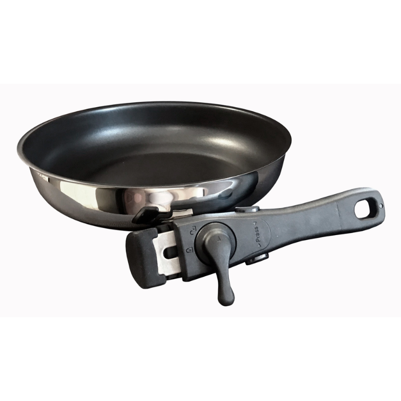 Cuivres de France-Baumalu - Wholesale Pan - Set of 3 Pans 20/24/28cm Comet Stainless Steel Removable Handle3