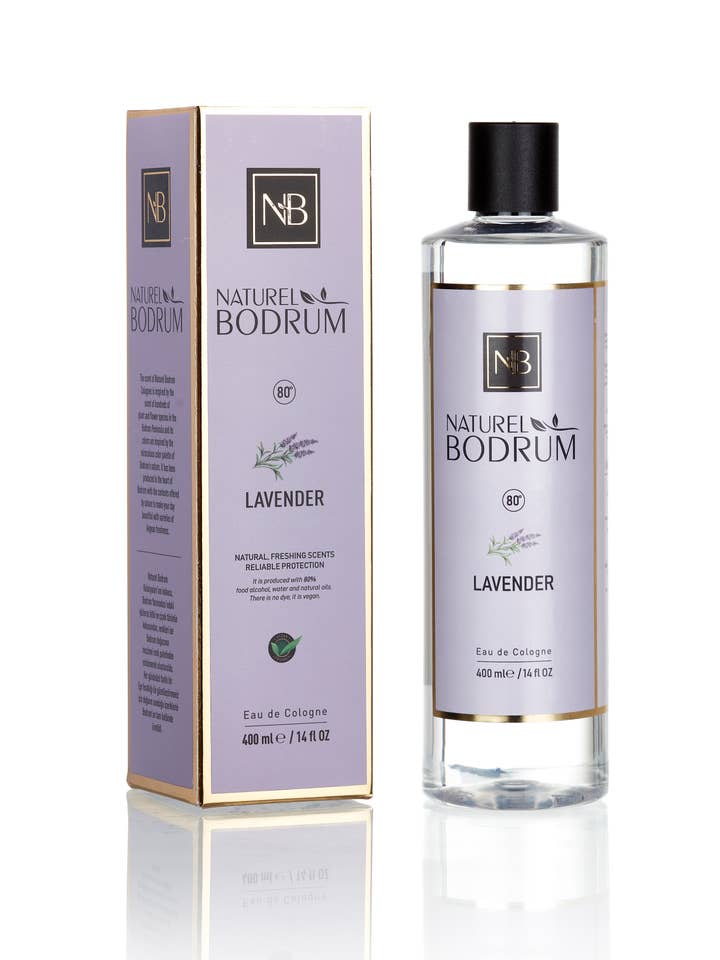 Lavendel Eau De Cologne Extra Stark 14 Oz Turkisk Kölnvatten för wholesale av NB NATURAL BODRUM