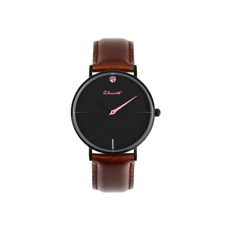 Element Watch Company - Wholesale Wrist Watch - Women's - Strength 36 Mahogany Womens Brown Leather Watch1