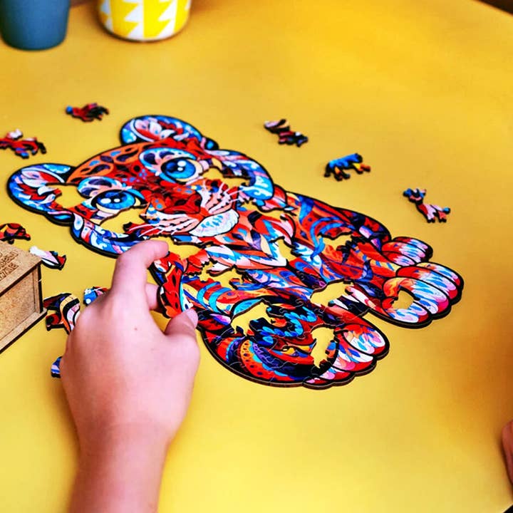 Woodlika - Wholesale Puzzle - Kids - Brave Tiger Spike Jigsaw Puzzle | Creative Kids2