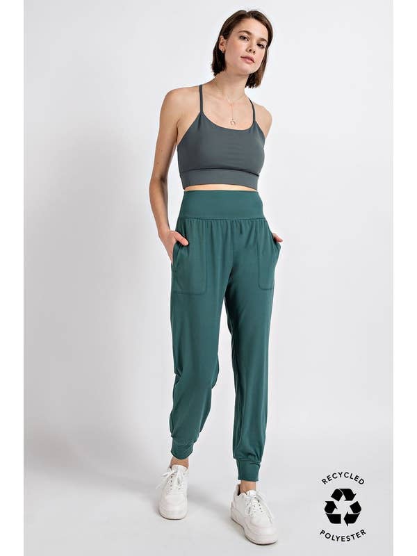 Sunday Morning - Wholesale Athletic Sweatpants/Joggers - Women's - PP216537 Butter Soft Solid Jogger with Pockets