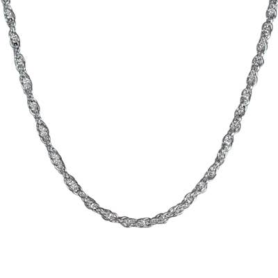 Saraswati Imports - Wholesale Link & Chain Necklace - Rope Chain Sterling or Vermeil