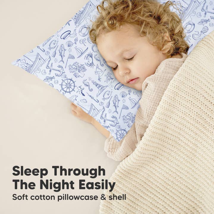 Náutico Almohada para niños pequeños de 13 x 18 pulgadas con funda de almohada de venta al por mayor en Faire6