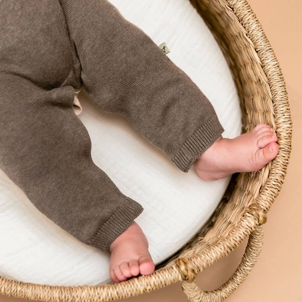 Viverano Organics - Wholesale Jumpsuit - Baby - Cuddly Bear Embroidered Sweater Knit Baby Jumpsuit7