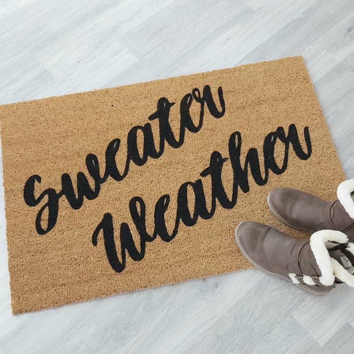 Sweater Weather - Doormat for wholesale by Crafty Crystal