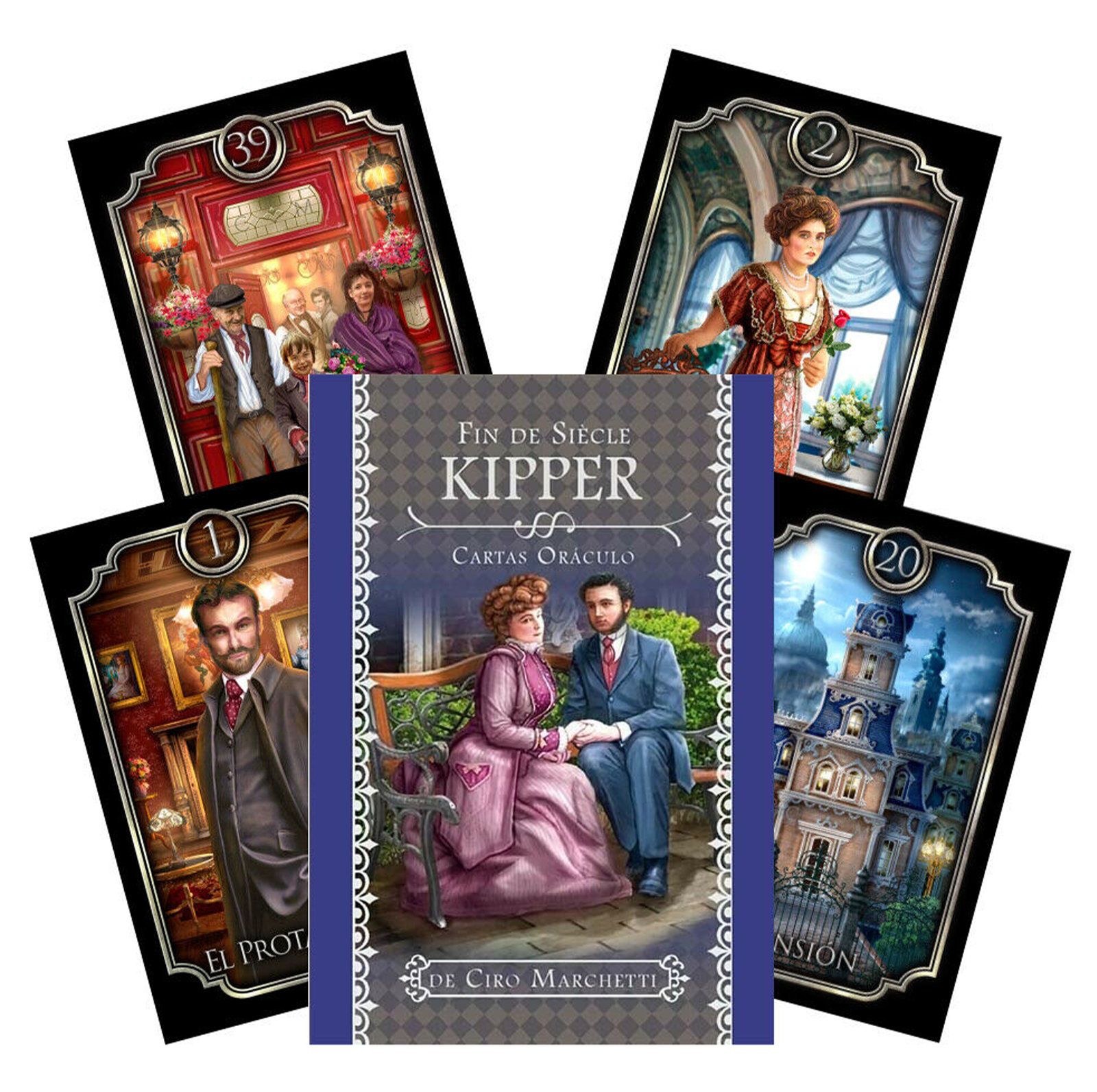 Cardshouse - Wholesale Tarotkaarten - Fin de Siècle Kipper Waarzegkaartenset Spaanse editie van Cardshouse0
