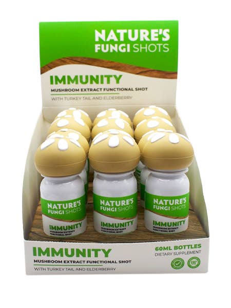 Nature's Fungi Functional Mushroom Shots Immunity 12ct for wholesale by Nature's Fungi