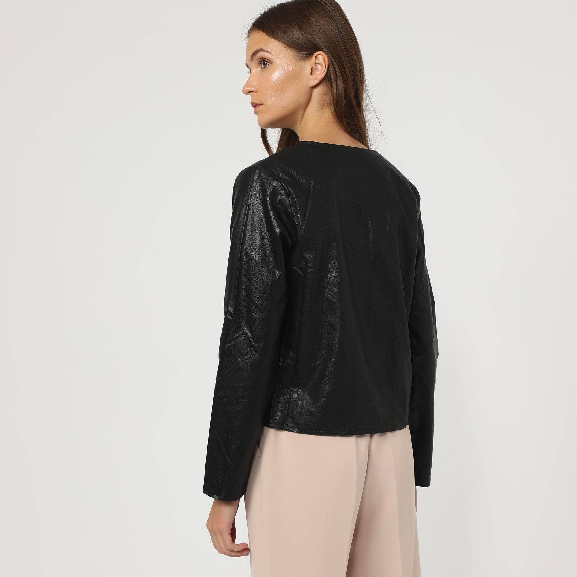 BanBat - Venta al por mayor Chaqueta de cuero - Mujer - Chaqueta simil piel -B9873