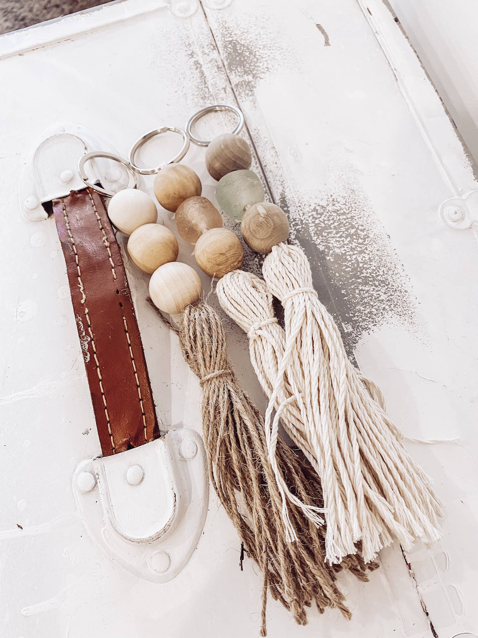 Simply Styled Art - Vente Porte-clés – femme - Porte-clés Boho avec pompon10