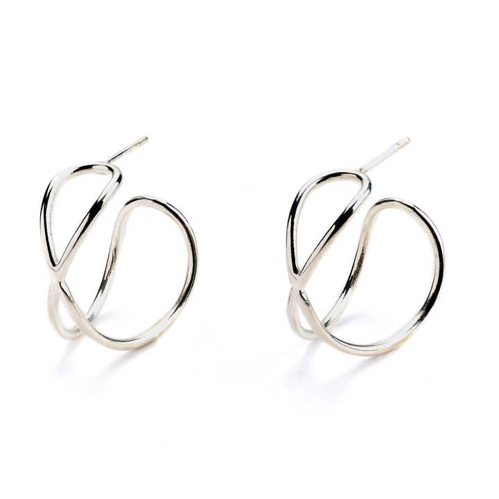 Analema Tierra Earrings (Silver) for wholesale by HYPATIA
