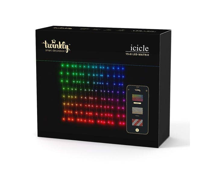 Kurt S. Adler, Inc. - Wholesale String Lights - 120L RGB LED TWNKLY ICICL LIGHT SET0