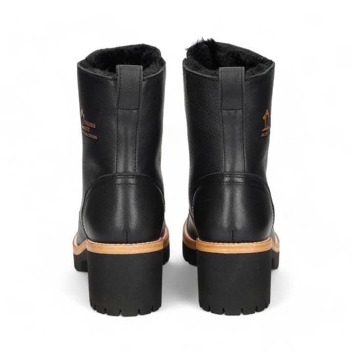 Negro Botas Padma B11 de Cuero Negro para Mujer de Panama Jacks de venta al por mayor en Faire