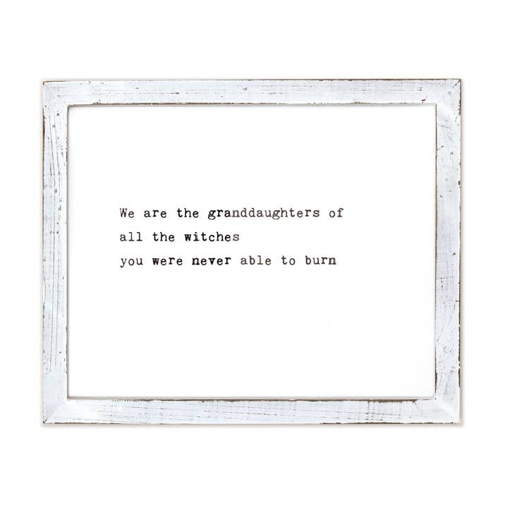 Framed Wall Art - We The Granddaughters for wholesale by Cedar Mountain Studios