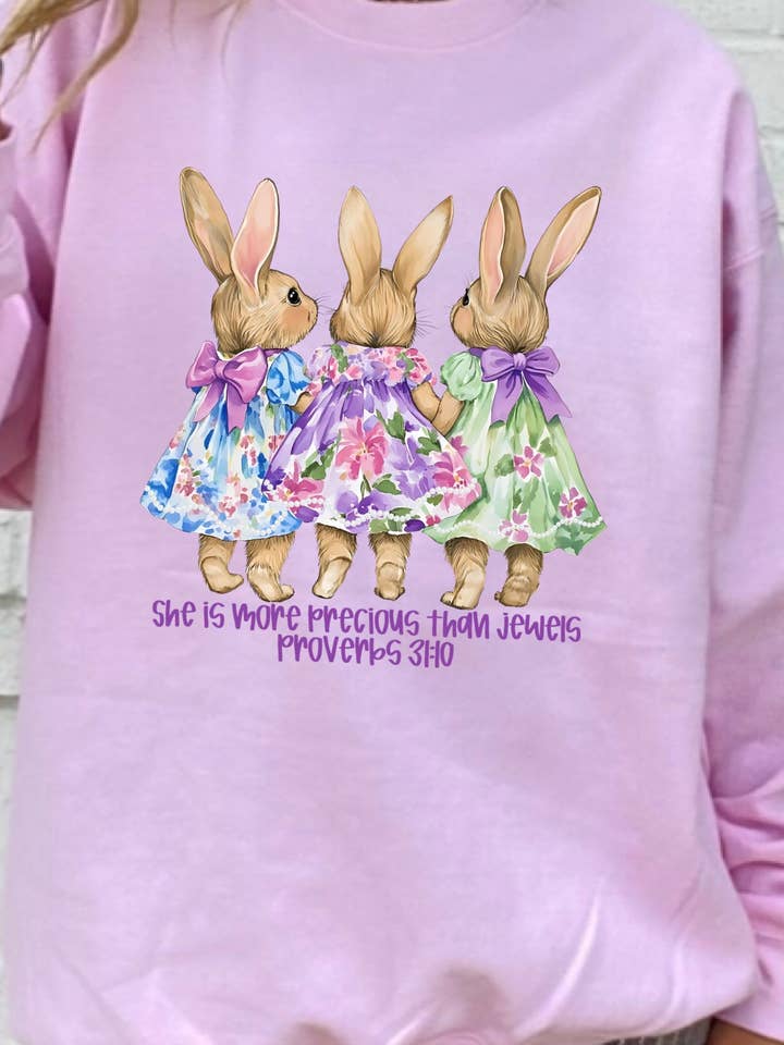Ace of Grace - Wholesale Tunic - Women's - 3 Precious Bunnies Tees & Sweatshirts3