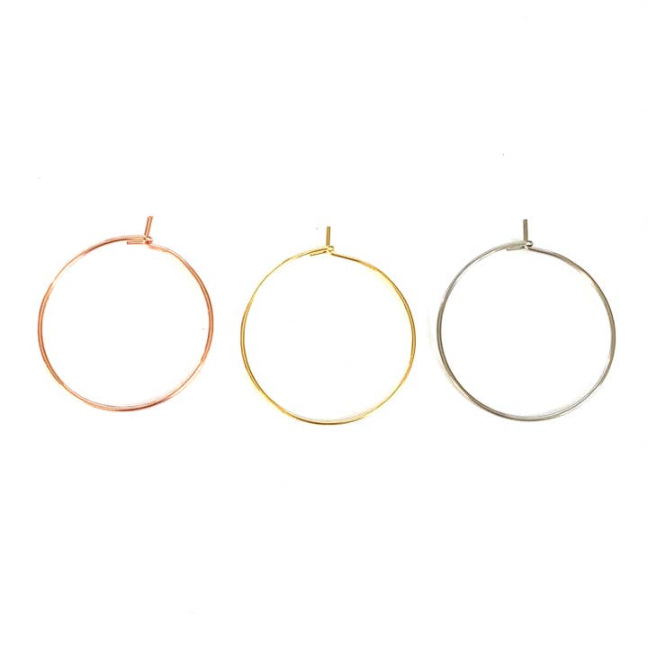Simple Hoop Earrings for wholesale by Royce and Oak