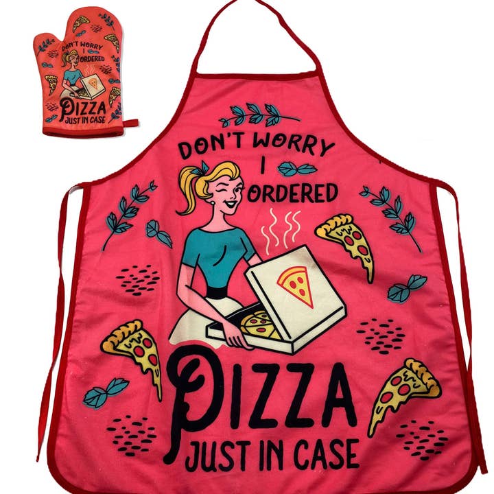 Dont Worry I Ordered Pizza Just In Case Oven Mitt Apron Comb and other Purchase Wholesale pizza shells. Free Returns & Net 60 Terms on Faire trending on Faire.