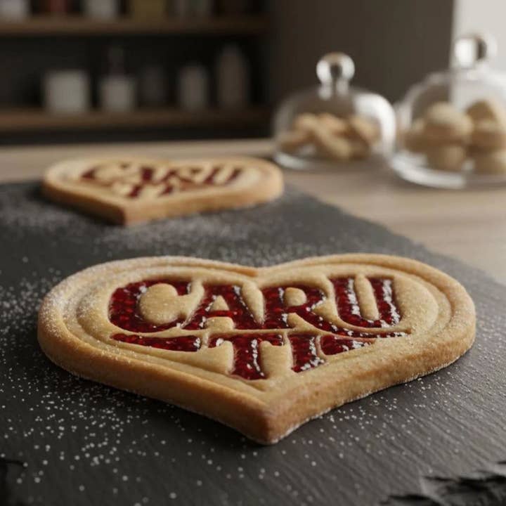 The Welsh Gift Shop – wholesale Biscuit cutter – Cookie Biscuit Cutter Set - Caru Ti / Love You1