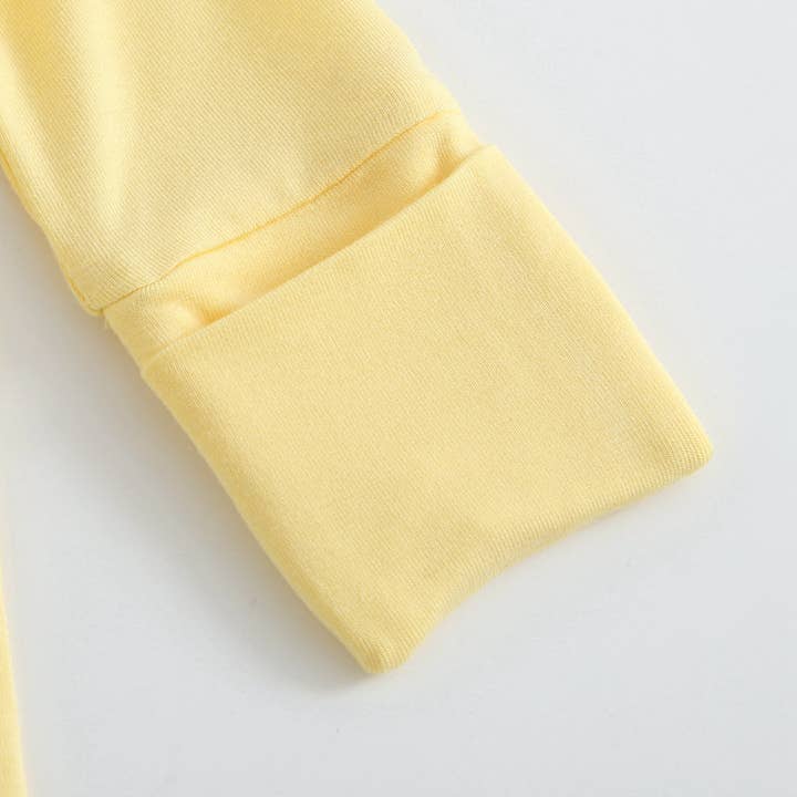 Luxie Charm - Wholesale Bodysuit (Footed) - Baby - Happy Yellow Zippered Romper I Micro-Preemie I Sleep & Play3