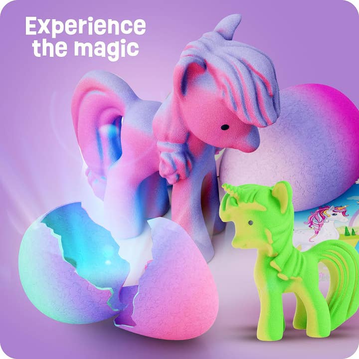 Dan&Darci - Wholesale Toy Set - Kids - Unicorn Hatching Surprise Eggs for Kids - 6 Pack6