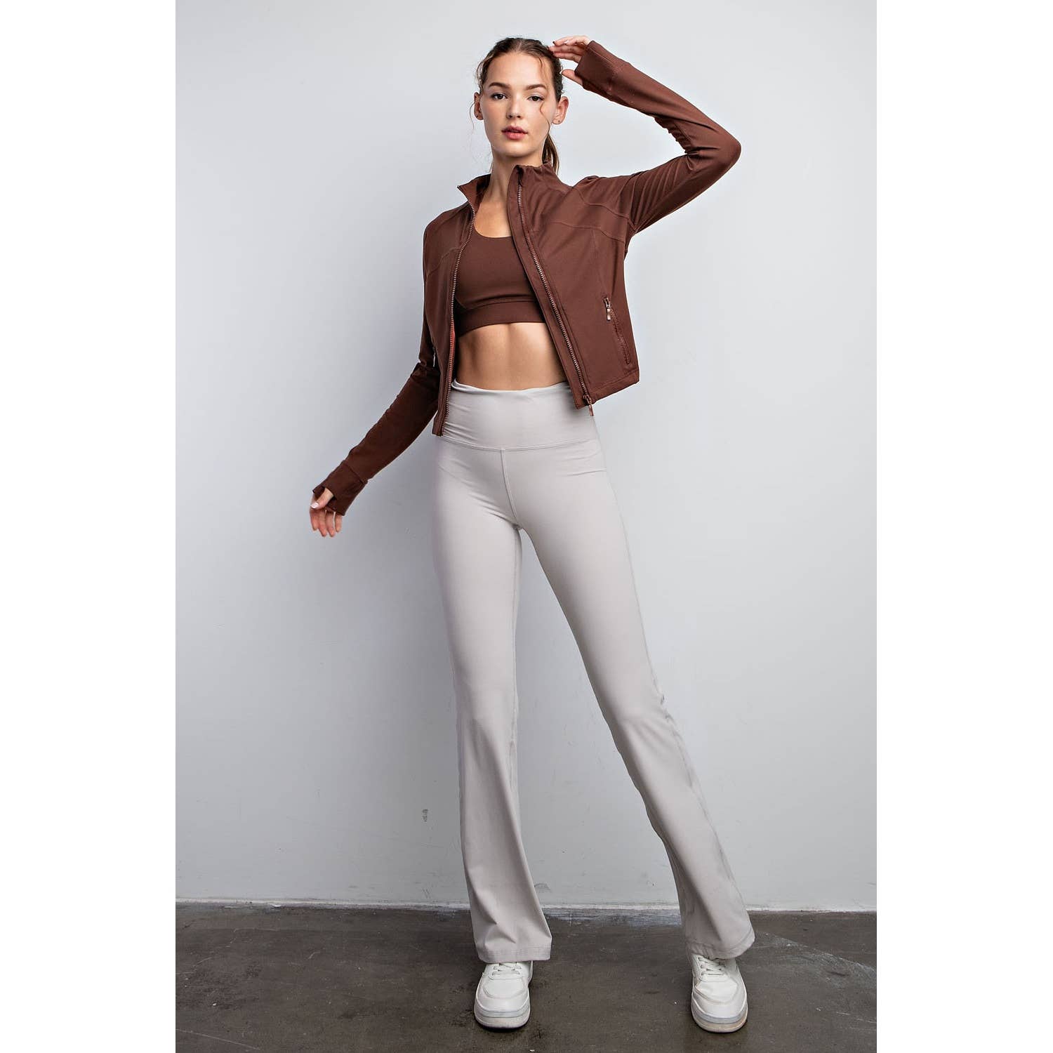 Rae Mode - Wholesale Athletic Jacket - Women's - BUTTER LONG SLEEVE CROP DEFINE JACKET19