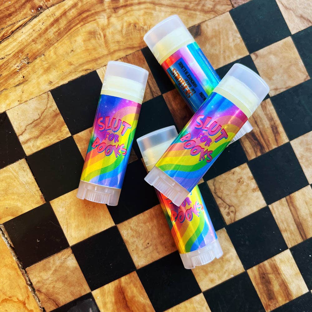 Serious Lip Balm - Wholesale Lip Balm - Natural Lip Balm - Slut for Books Gift for Bookish Folks0