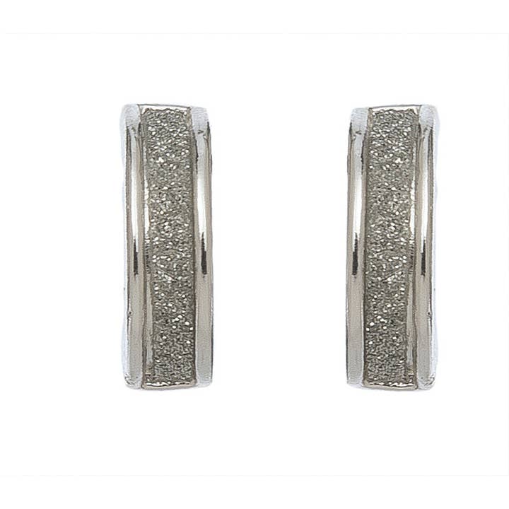 Howard's - Wholesale Hoop Earrings - Glitter Hoop Ear Sense Hoop Earrings
