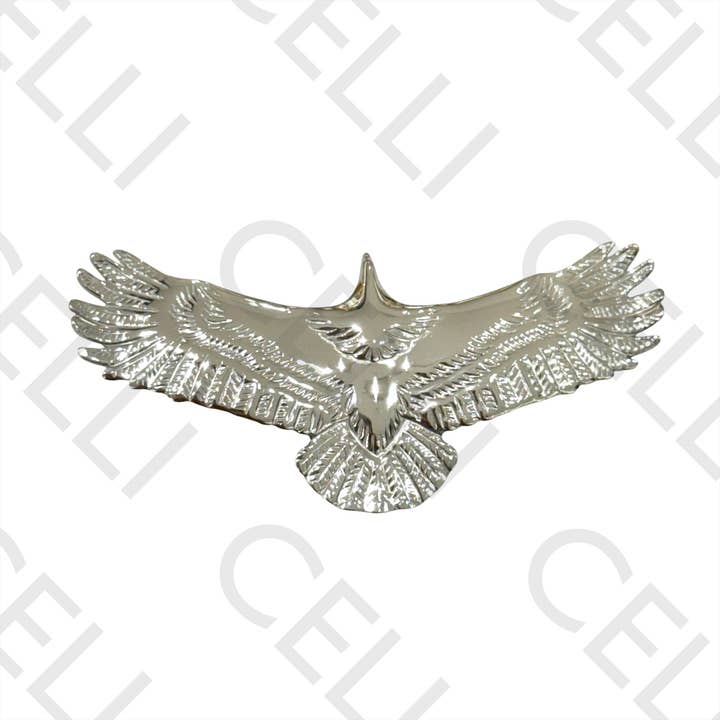 Celli Biju - Wholesale Pendant/Charm Necklace - Steel Medal - eagle1