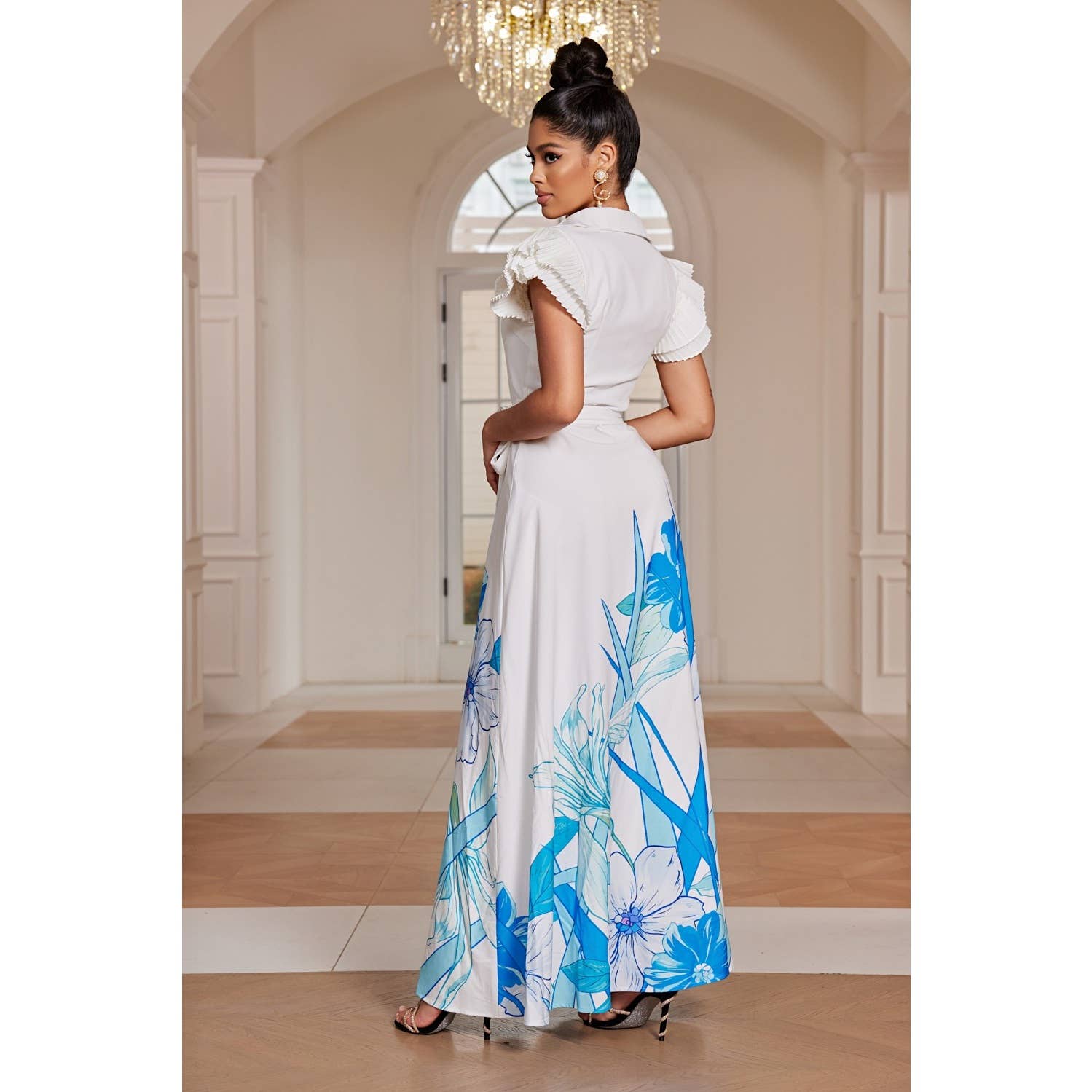 Chicways - Wholesale Jurk - Dames - Maxi jurk met print1